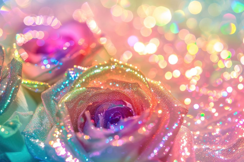 Roses texture glitter backgrounds flower.