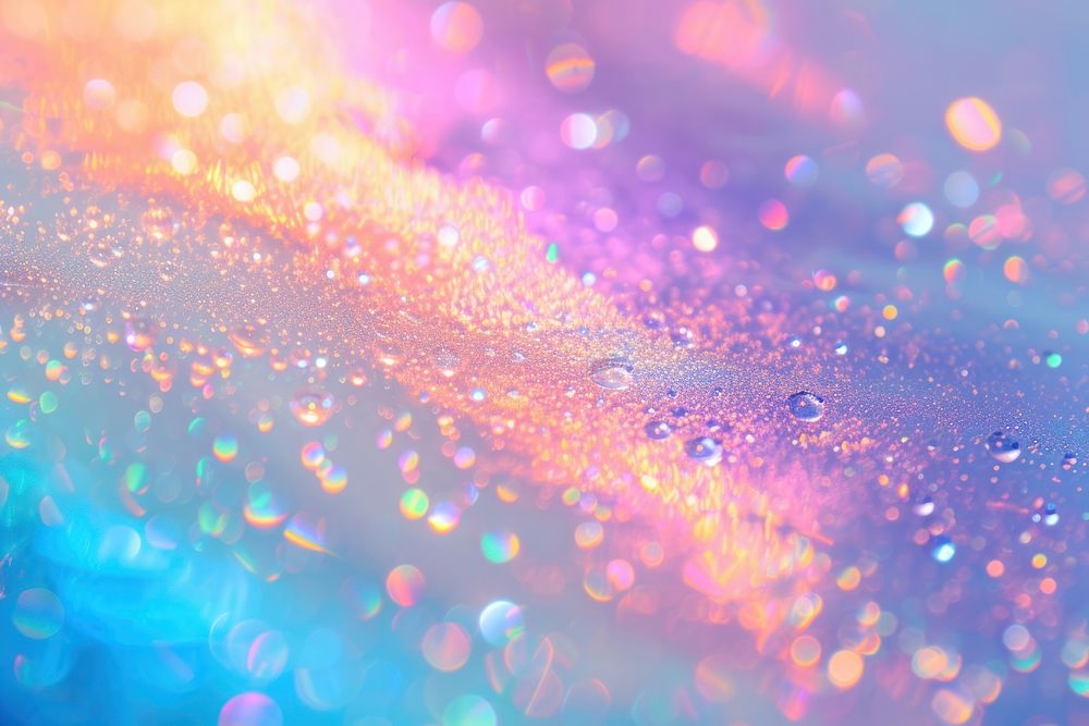 Water texture glitter backgrounds rainbow.