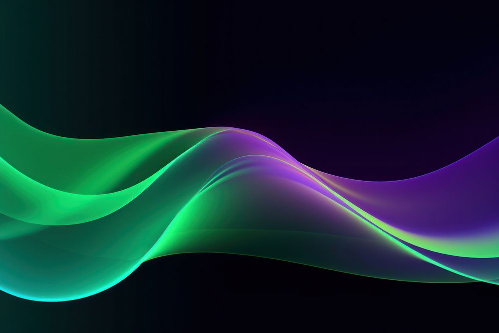 Light green and purple neon backgrounds abstract. AI generated Image by rawpixel.