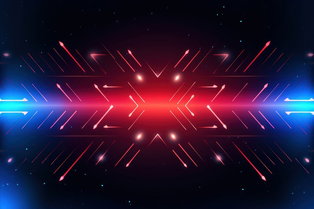 Arrow cursor pattern design neon backgrounds abstract night. AI generated Image by rawpixel.