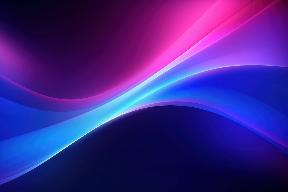 Blue and purple futuristic neon light backgrounds abstract. AI generated Image by rawpixel.