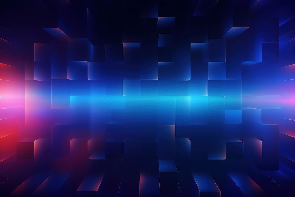 Deepblue grid pattern neon light backgrounds abstract. AI generated Image by rawpixel.