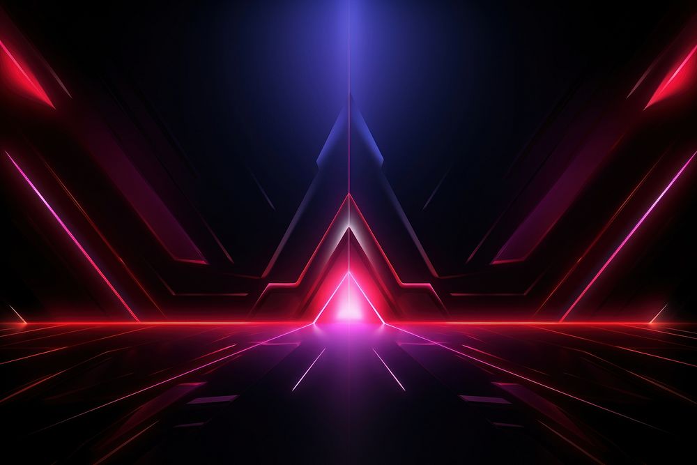 Deepred futuristic neon light backgrounds abstract. AI generated Image by rawpixel.
