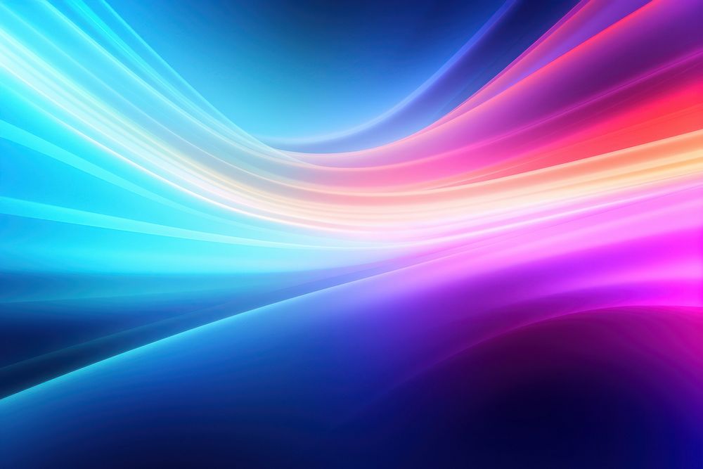 Rainbow futuristic neon light backgrounds abstract. AI generated Image by rawpixel.