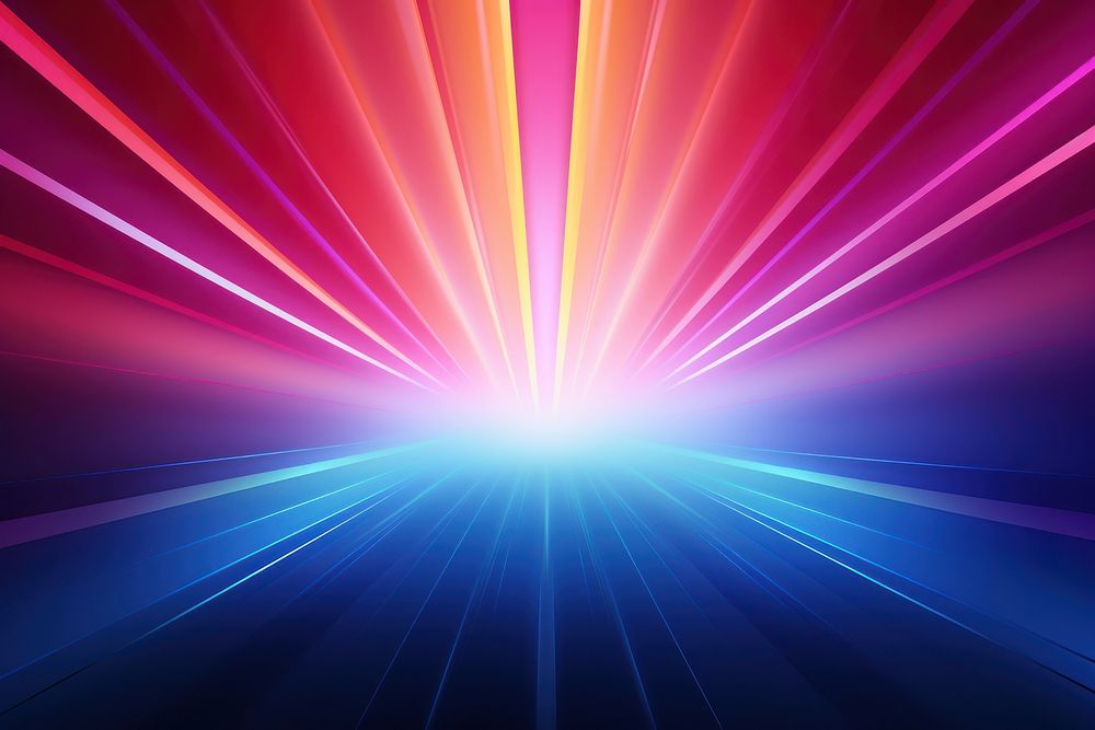 Rainbow futuristic neon light backgrounds abstract. AI generated Image by rawpixel.