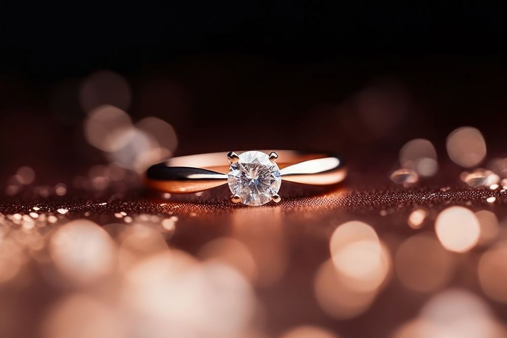Diamond minimal ring gemstone jewelry gold.