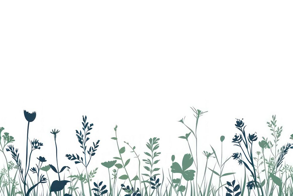 Nature line horizontal border backgrounds outdoors pattern.