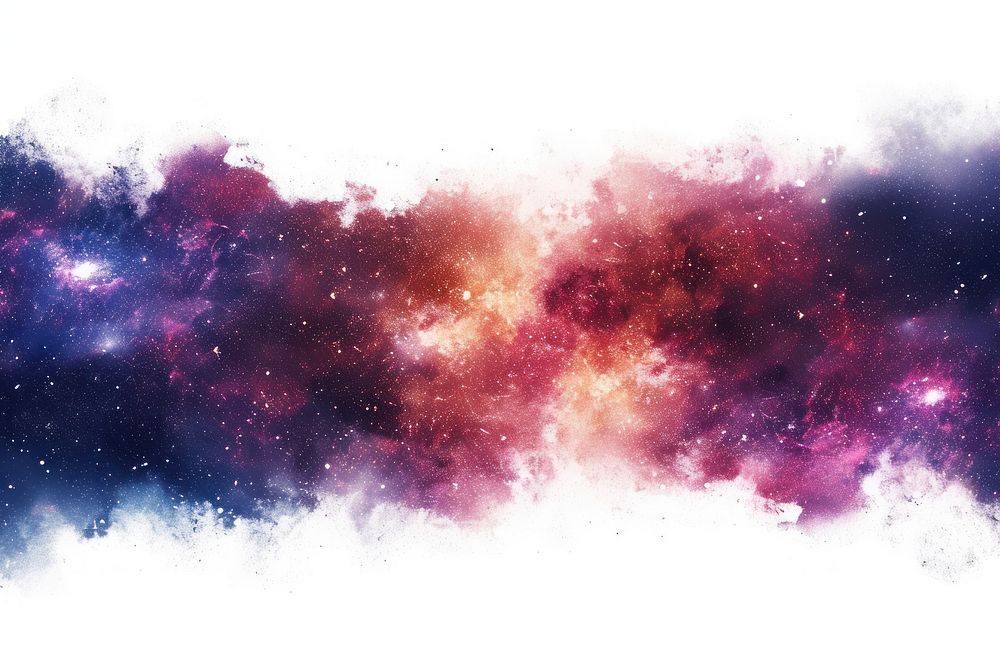 Galaxy line horizontal border space backgrounds astronomy.