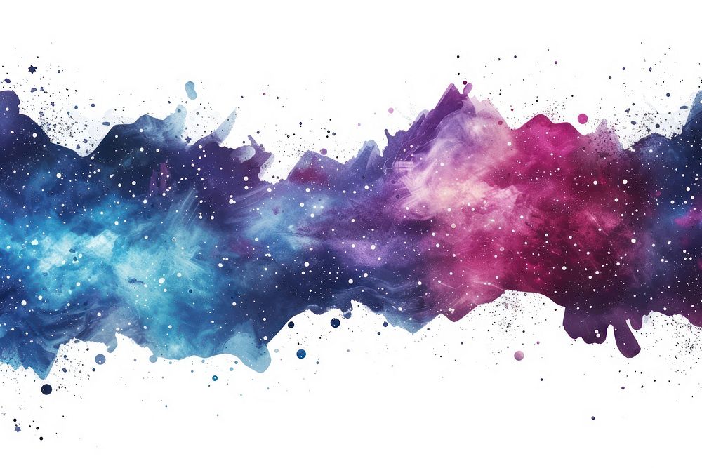 Galaxy line horizontal border backgrounds purple space.