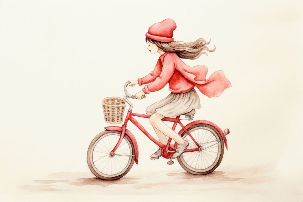 Woman are cycling bicycle vehicle sports. AI generated Image by rawpixel.