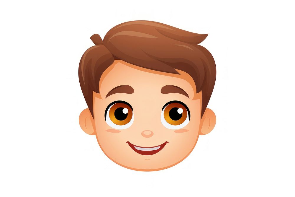 Boy Emoji portrait cartoon drawing. AI generated Image by rawpixel.