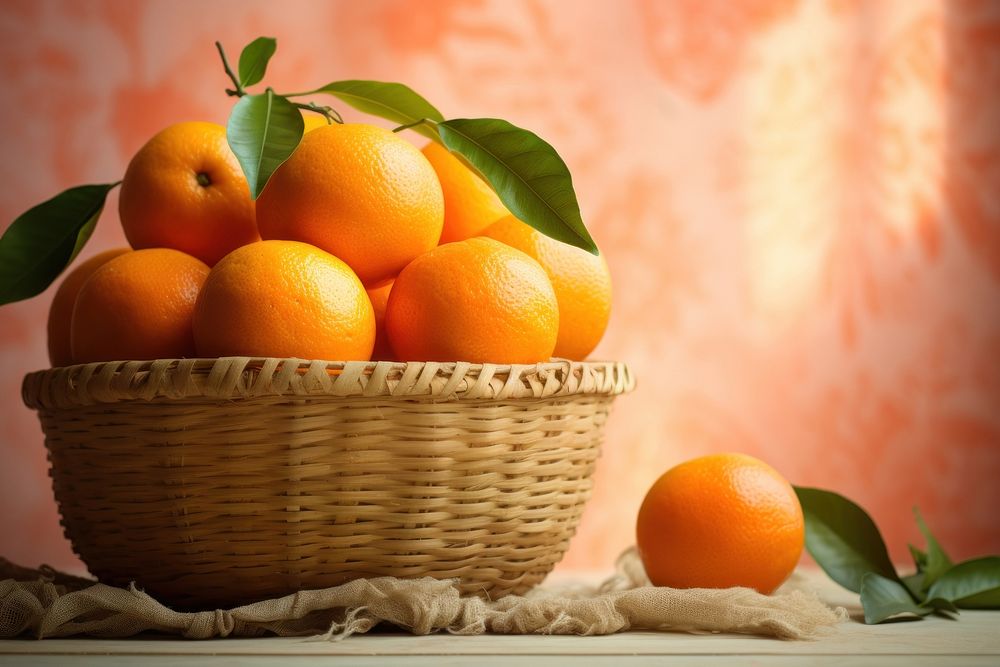 Orange basket grapefruit plant food.