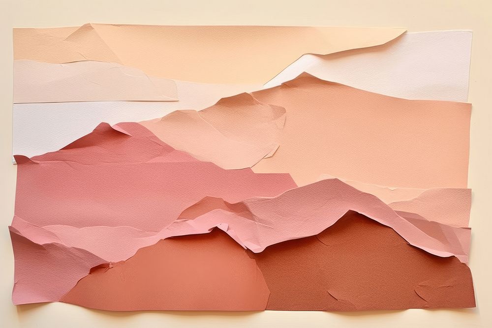 Abstract desert ripped paper art backgrounds creativity.