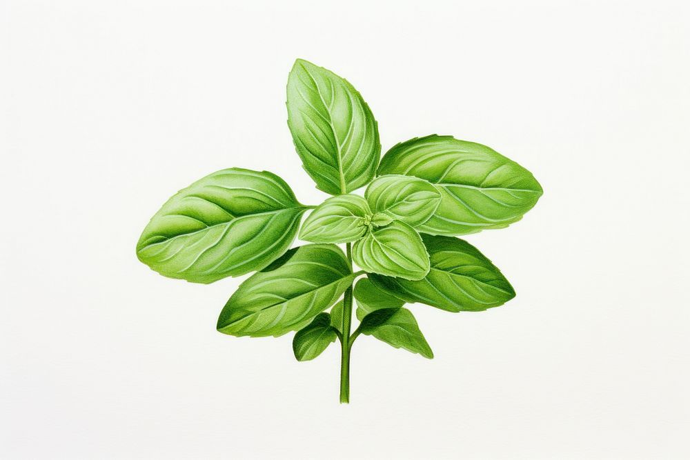 Basil plant herbs leaf.