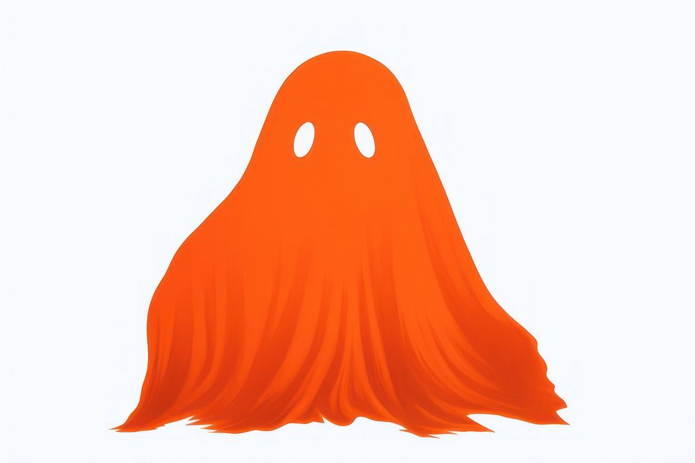 Halloween ghost anthropomorphic celebration moustache.
