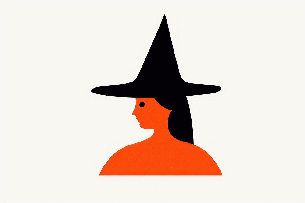 Witch silhouette art representation.