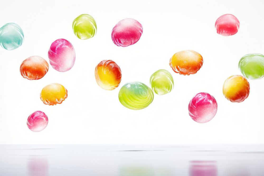 Candies candy white background confectionery.