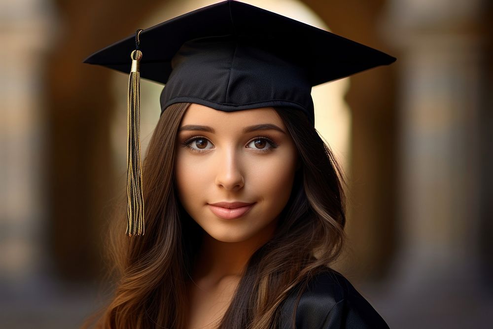 Graduation hats student intelligence certificate.