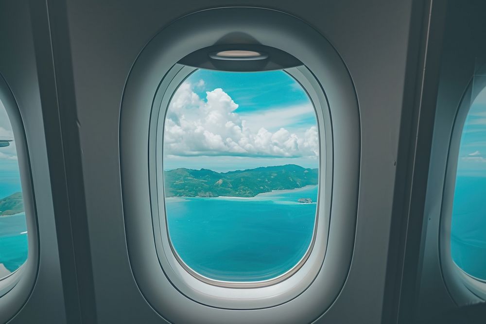 Large window see tropical islands | Free Photo - rawpixel