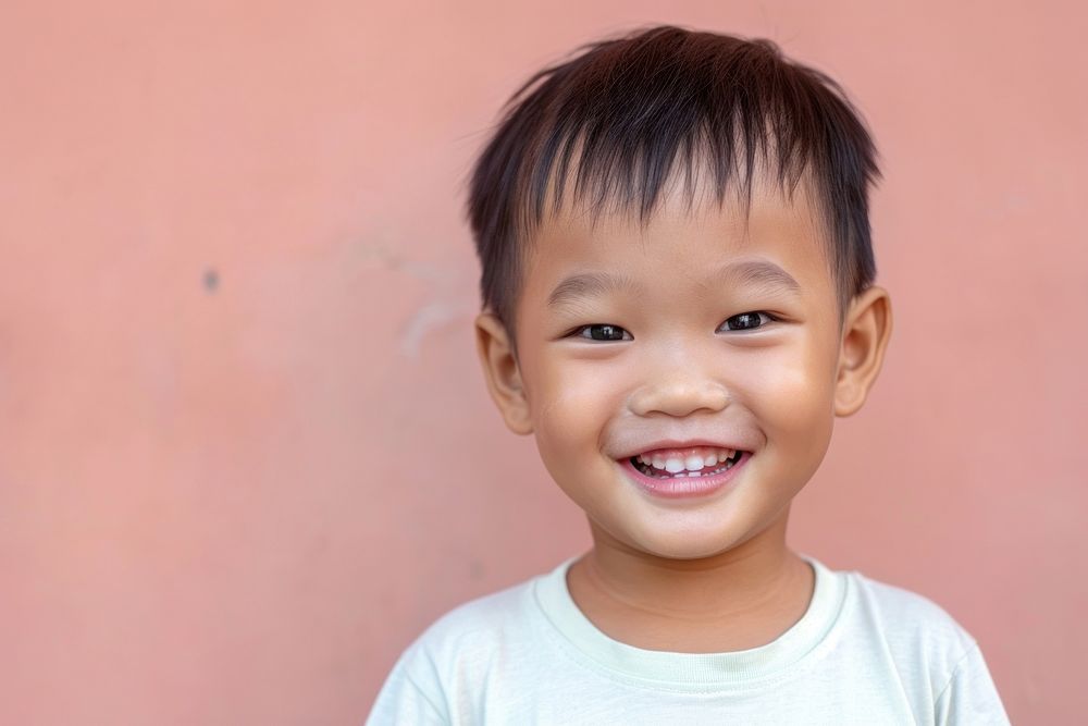 Vietnam kids smiling face portrait smile happiness.