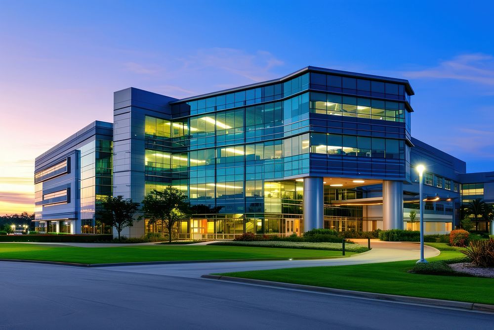 Hospital building architecture technology.