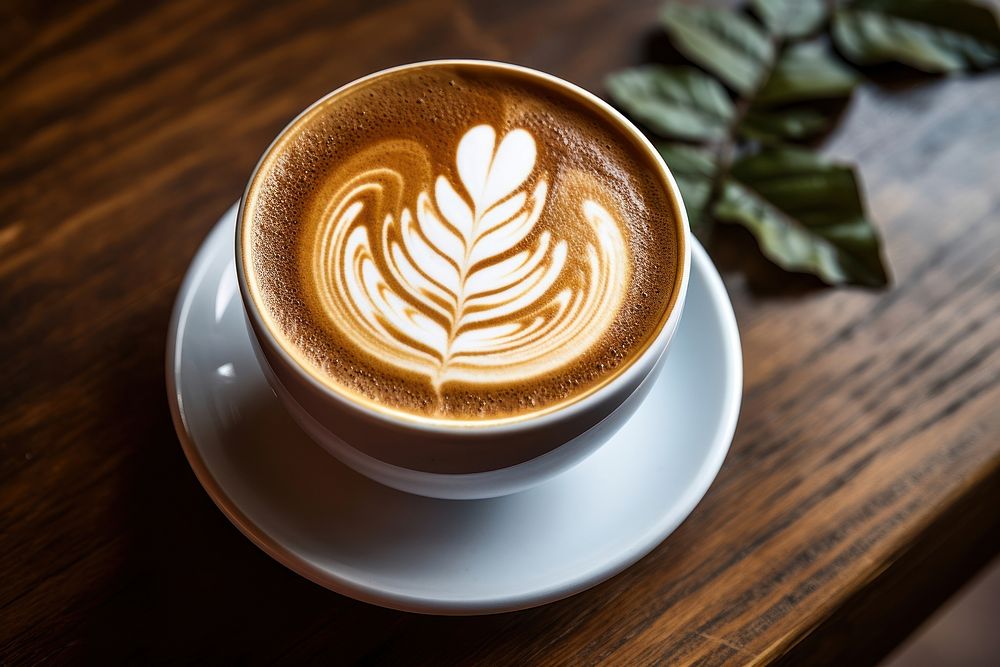Latte coffee cup drink mug.
