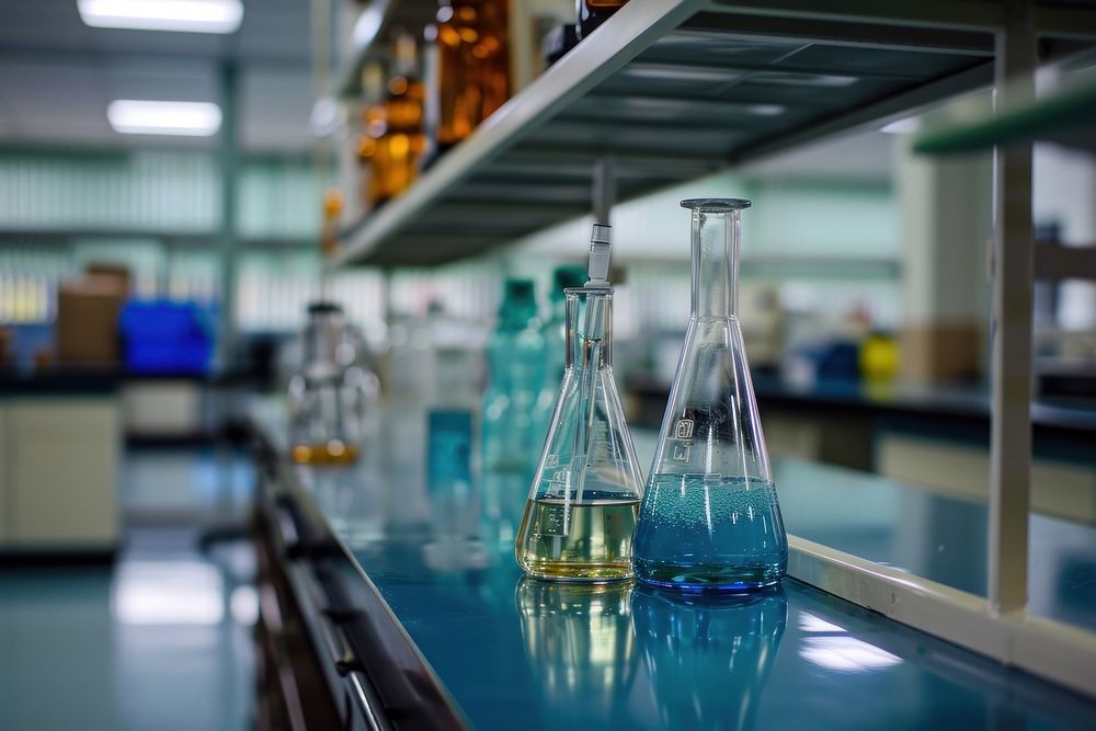 Laboratory room bottle biotechnology biochemistry.