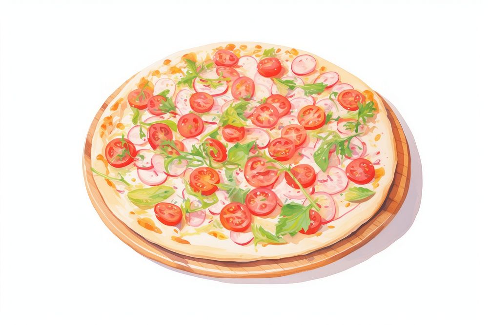 Pizza food meal dish.