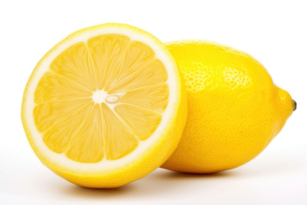 Ripe lemon fruit plant food.