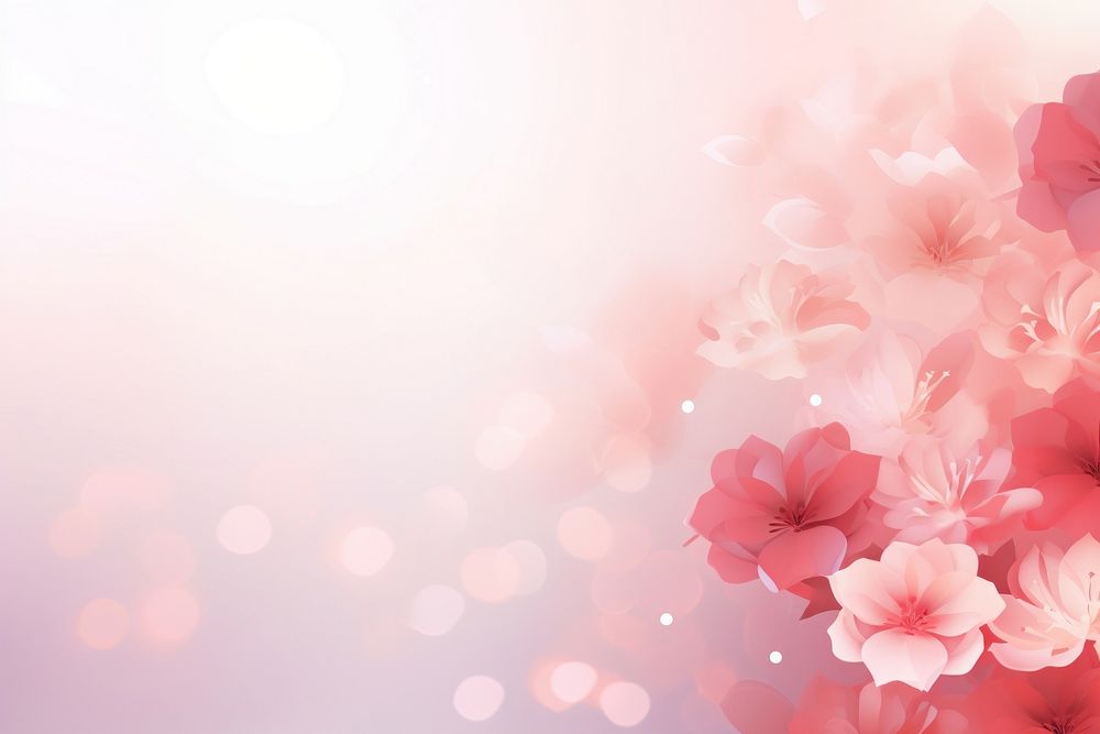 Pink pastel gradient flower backgrounds blossom. AI generated Image by rawpixel.