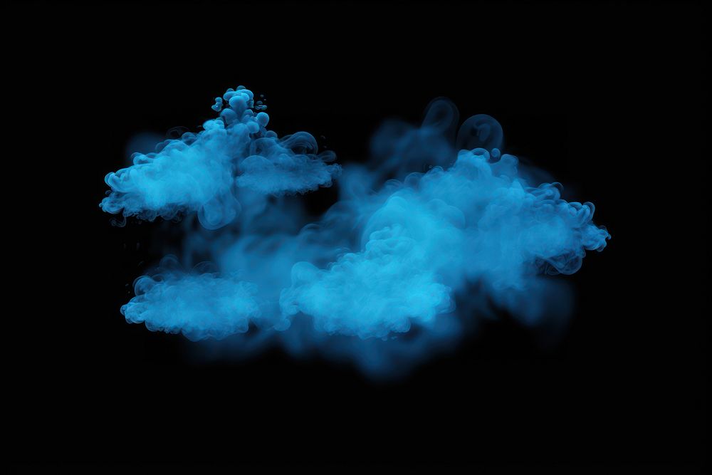  Blue backgrounds smoke black background. AI generated Image by rawpixel.