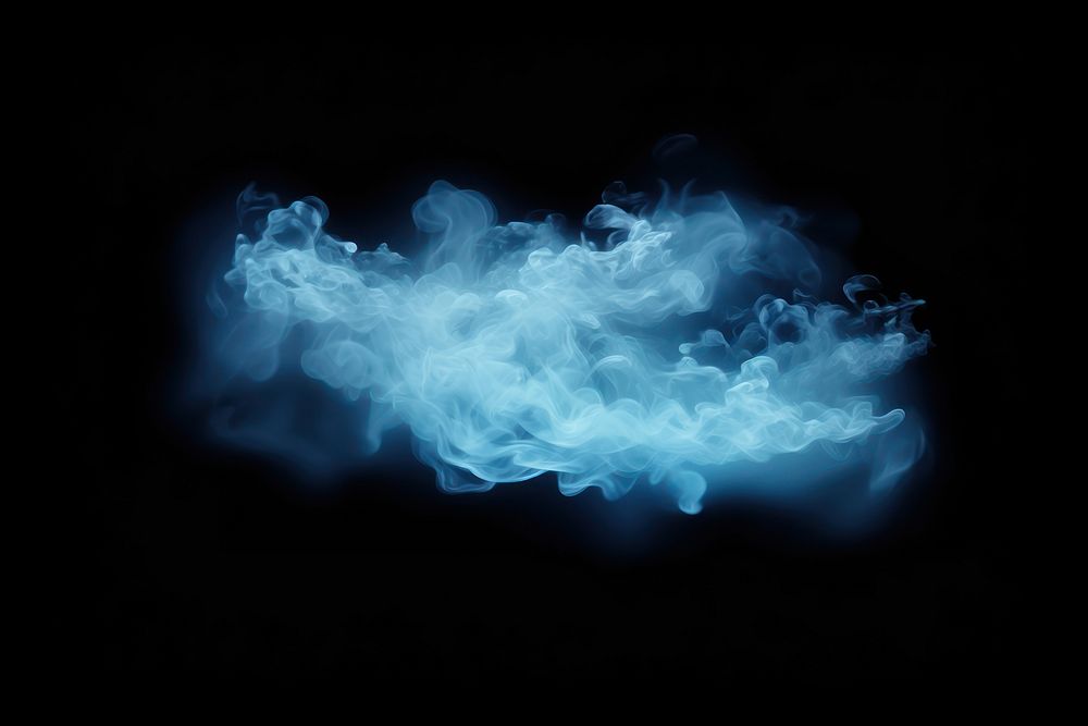  Blue pastel backgrounds black smoke. AI generated Image by rawpixel.