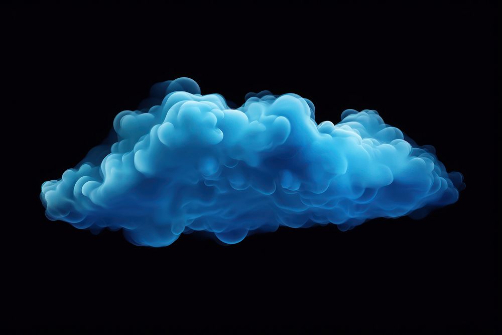 Dark blue cloud black background cloudscape darkness. AI generated Image by rawpixel.