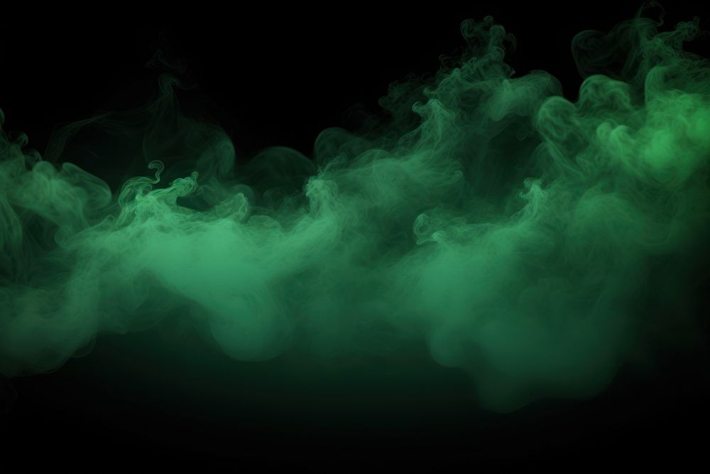 Deep green backgrounds smoke fog. AI generated Image by rawpixel.