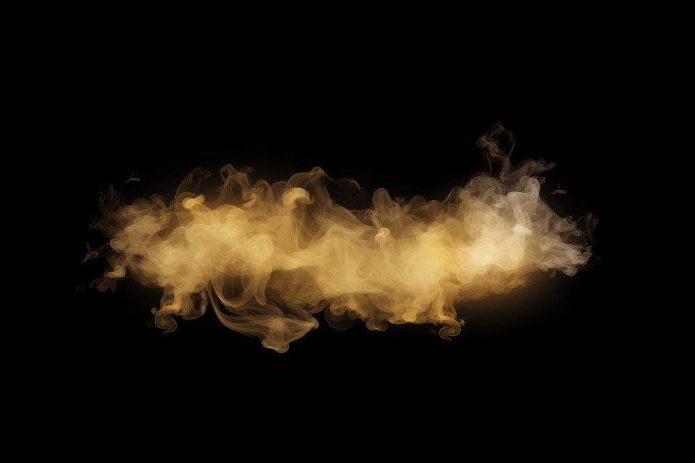  Gold light backgrounds smoke cloud. AI generated Image by rawpixel.
