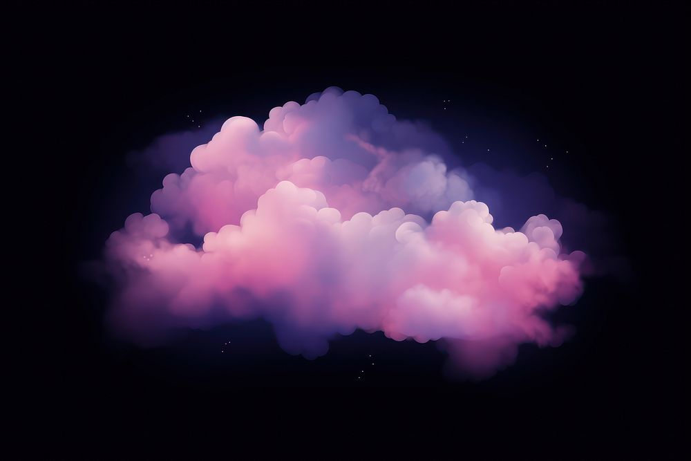  Pink and purple pastel cloud backgrounds nature. AI generated Image by rawpixel.