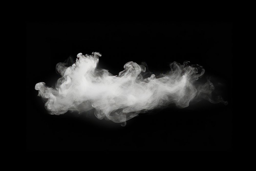  White black smoke cloud. AI generated Image by rawpixel.