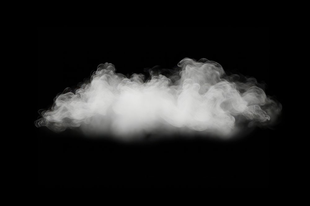  White cloud smoke black. AI generated Image by rawpixel.