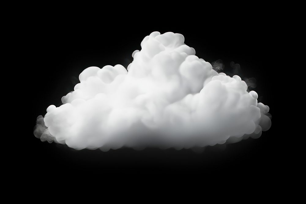  White squar shape cloud nature sky. AI generated Image by rawpixel.