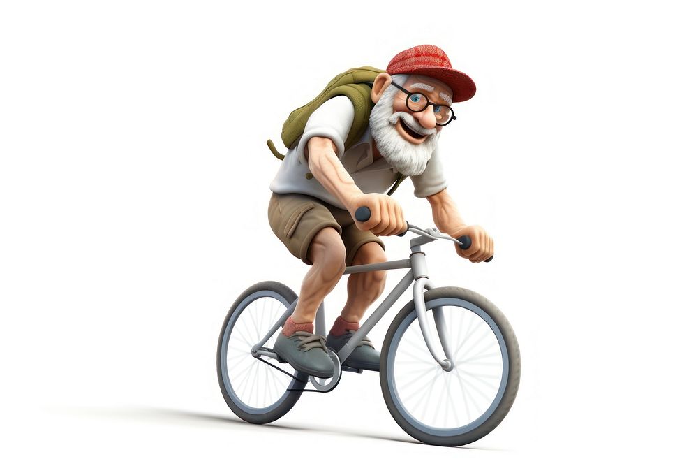 Man riding bicycle vehicle glasses cycling.