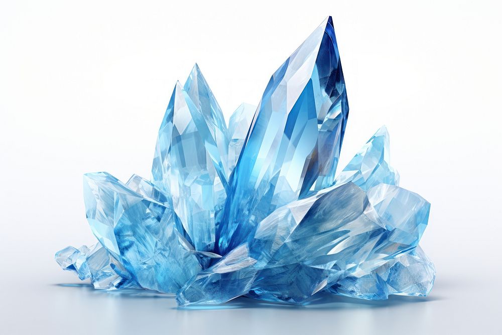 Crystal winter gemstone mineral quartz ice.