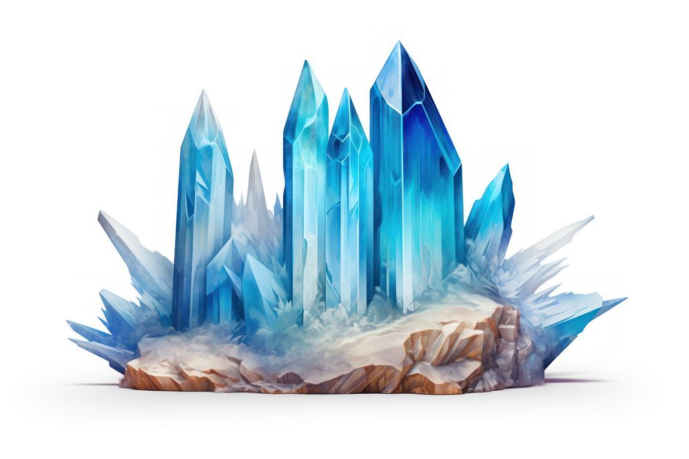Crystal winter gemstone mineral quartz nature.
