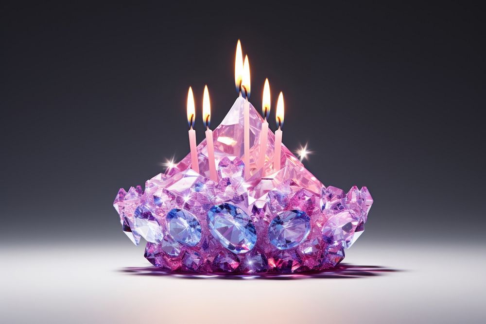 Crystal birthday gemstone jewelry illuminated anniversary.