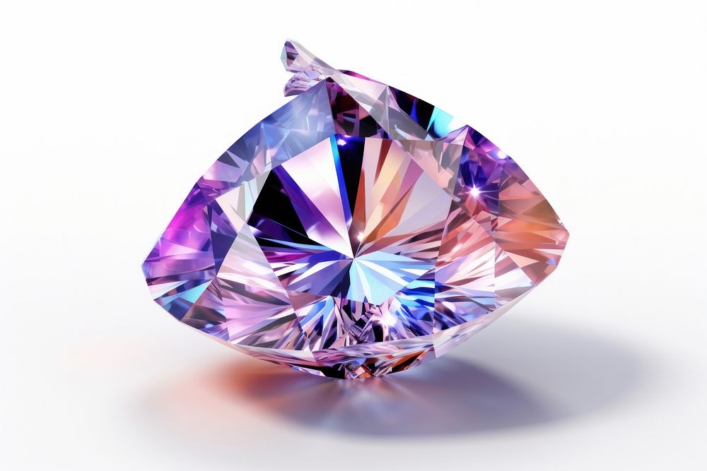 Crystal bird gemstone amethyst jewelry diamond.