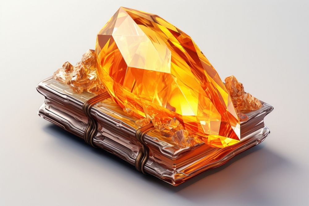 Crystal book gemstone mineral jewelry diamond.