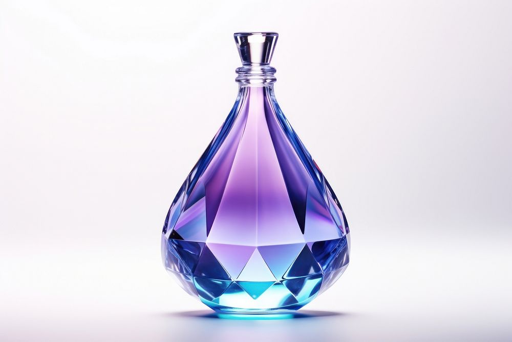 Bottle gemstone perfume shape.
