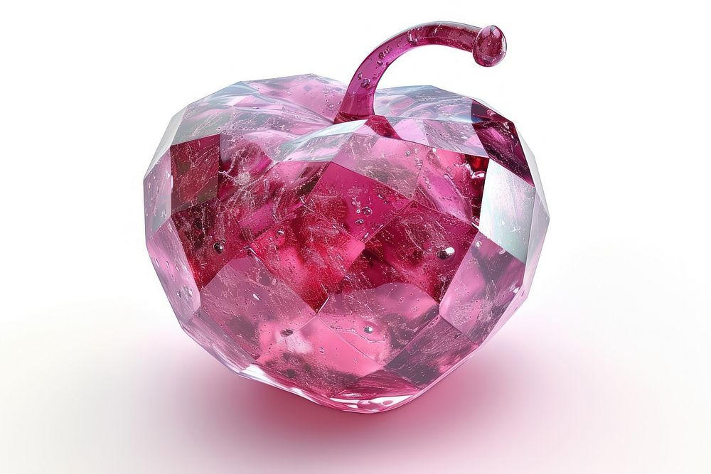 Cherry gemstone jewelry crystal.