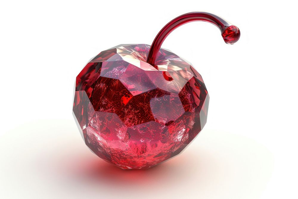 Cherry gemstone jewelry fruit.