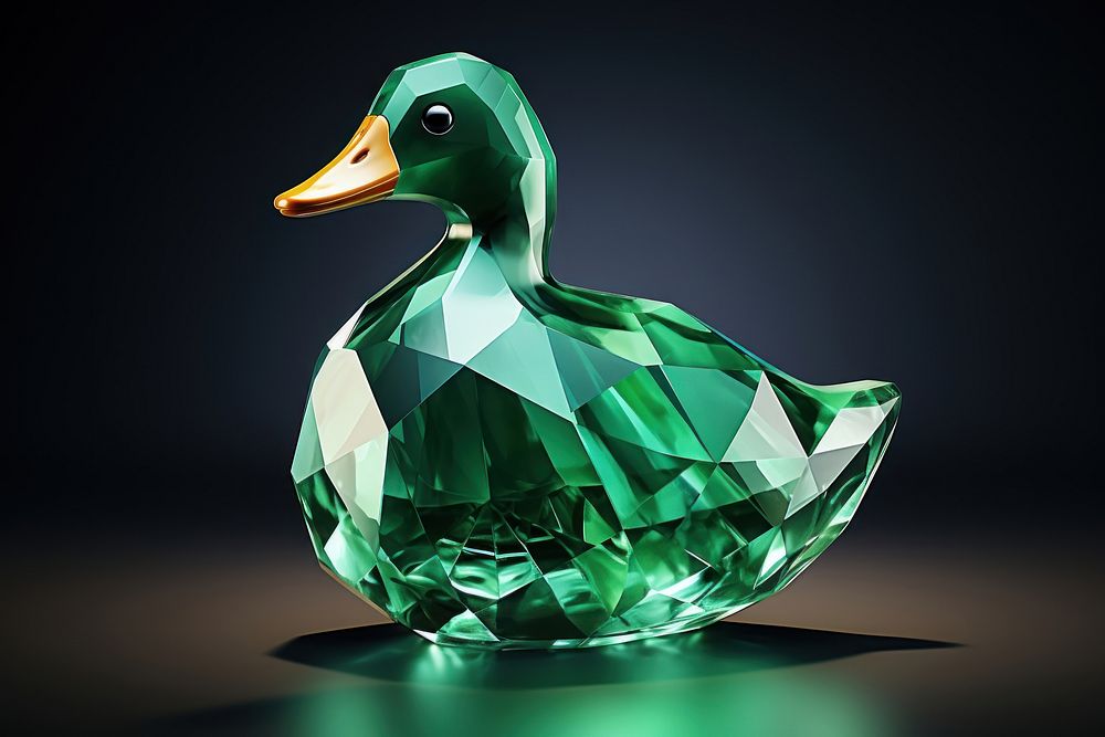 Duck gemstone jewelry accessories.