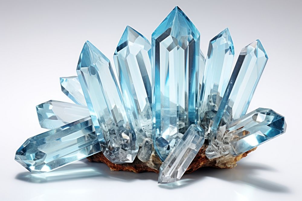 Crystal ghost gemstone mineral jewelry quartz.